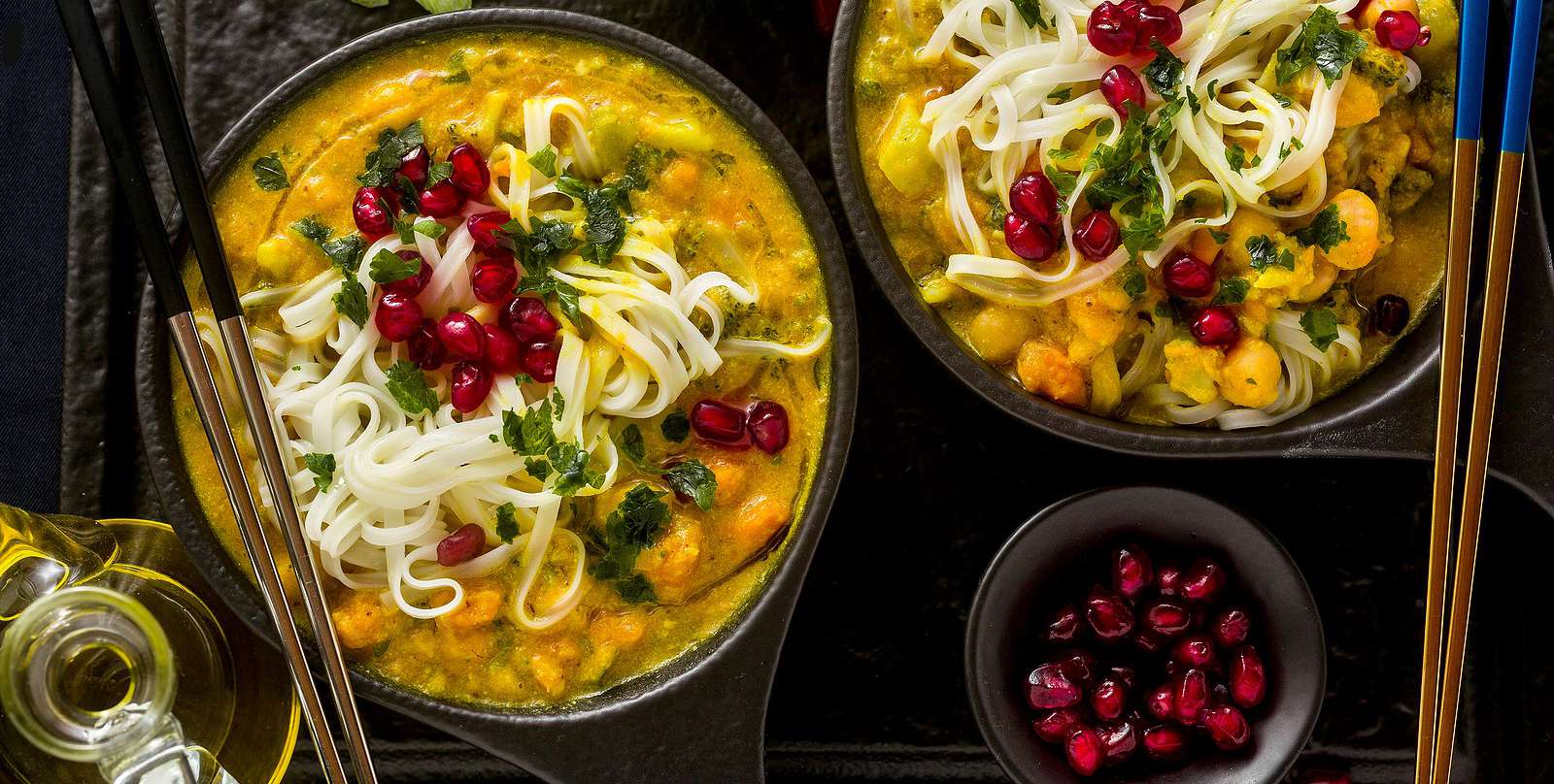 Broccoli & Butternut Squash Curried Noodle Soup