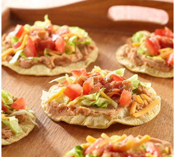 Crunchy Bean Chalupas / Tostada (H-E-B)