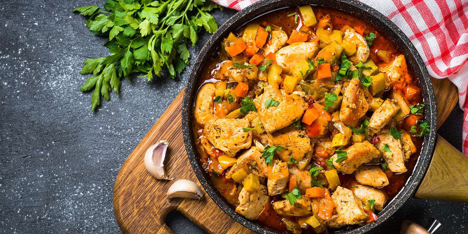 Chunky Chicken, Vegetable & Rosemary Stew