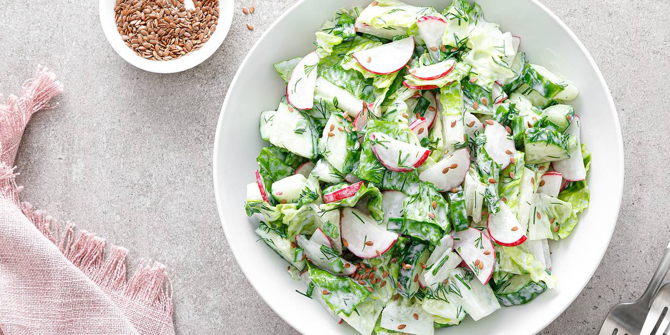 Chives Radish and Cucumber Salad Recipe