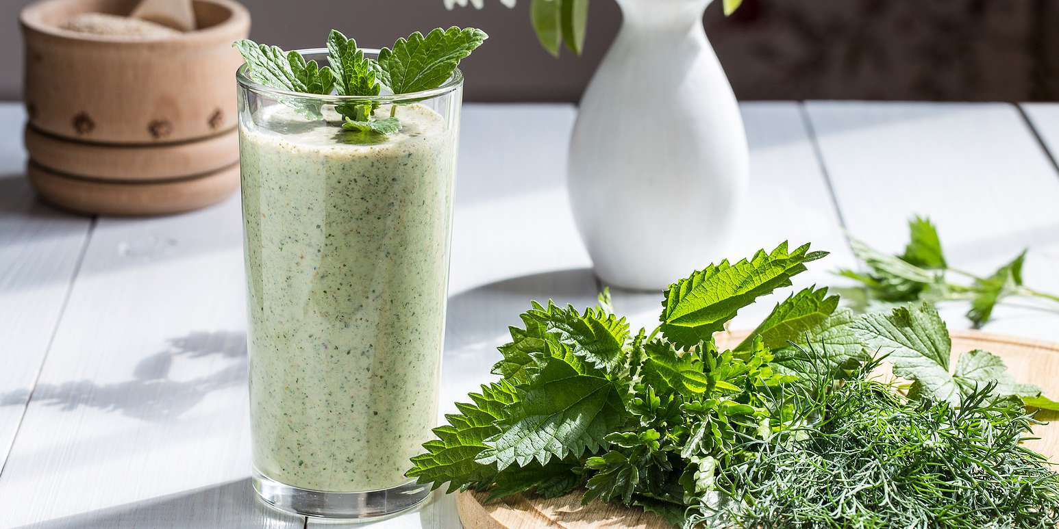 Tropical, Stinging Nettle Smoothie