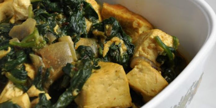 Indian Tofu & Spinach