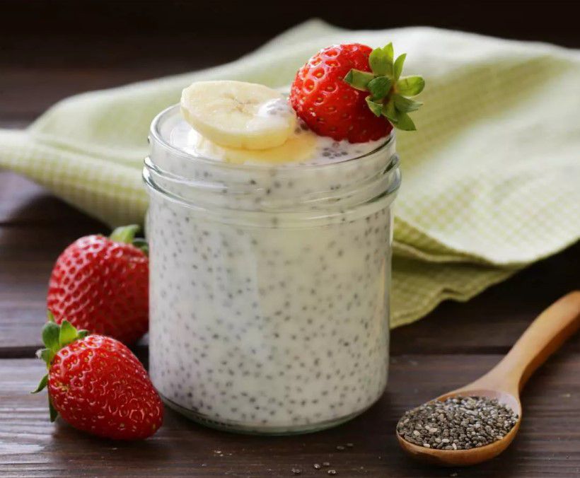 High Protein Yogurt Chia Seed Pudding