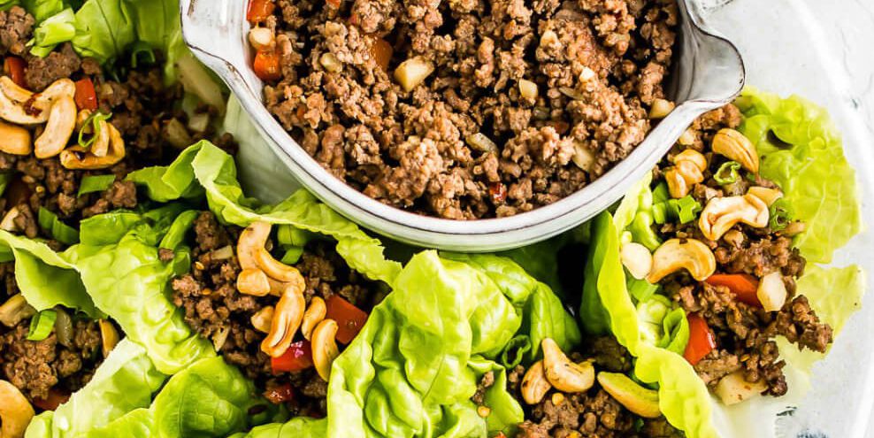 Asian Beef Lettuce Wraps