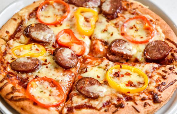 Sausage and Pepper Personal Pizzas