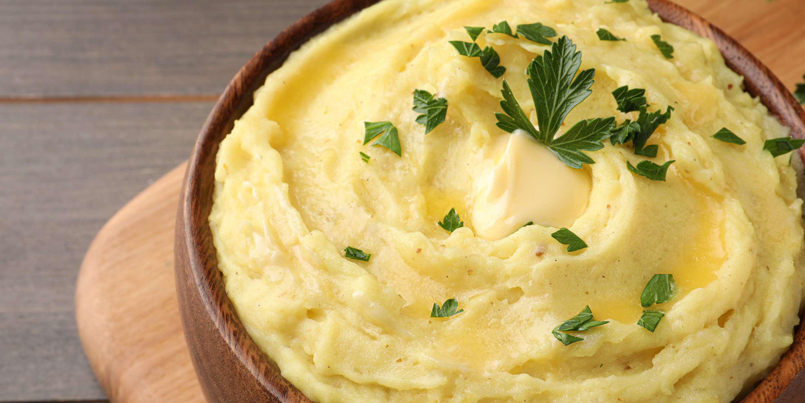 Double Boiled Mashed Potatoes