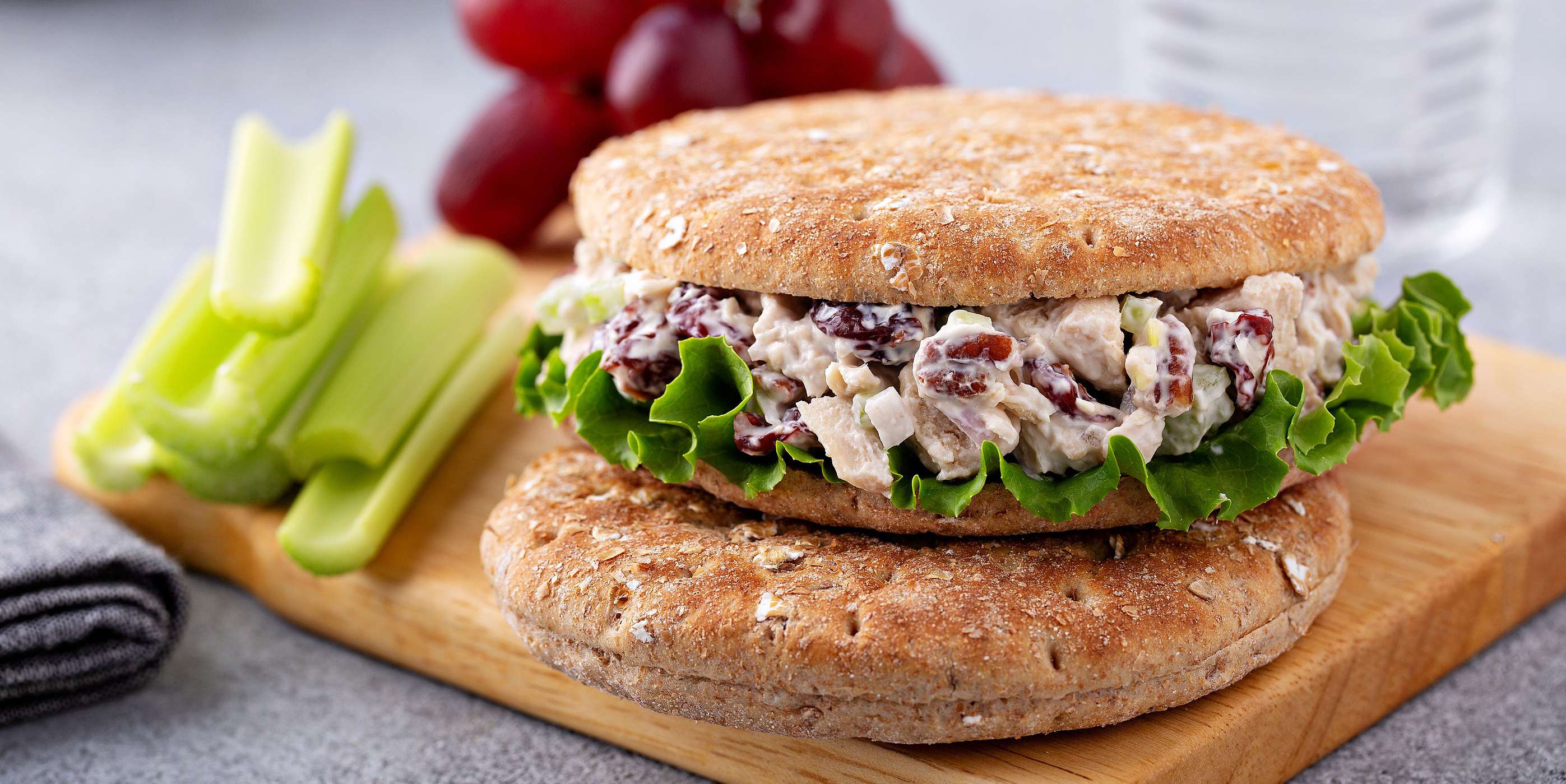 Chicken ‘n’ Grape Salad Sandwich