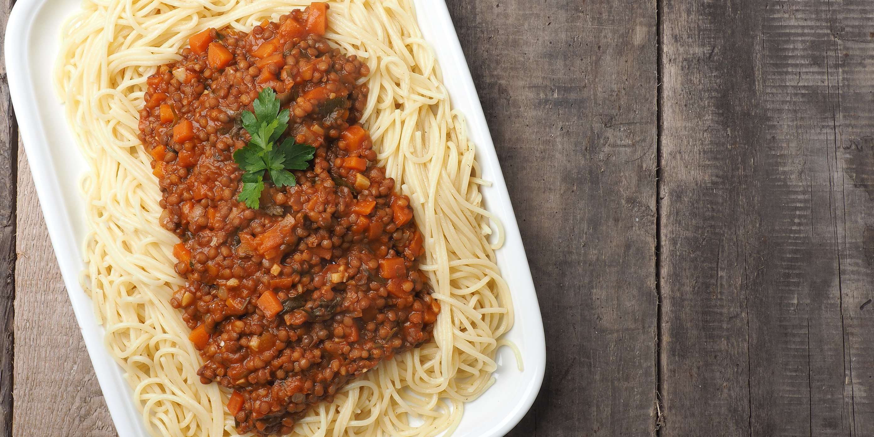 Kidney-Friendly Red Lentil Bolognese