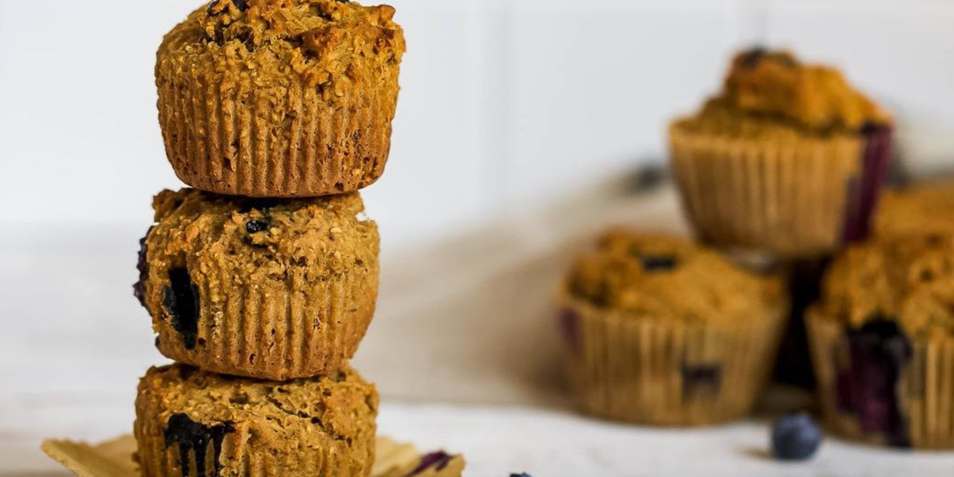 Blueberry Oat Bran Muffins