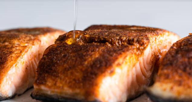 Baked Honey Cajun Salmon