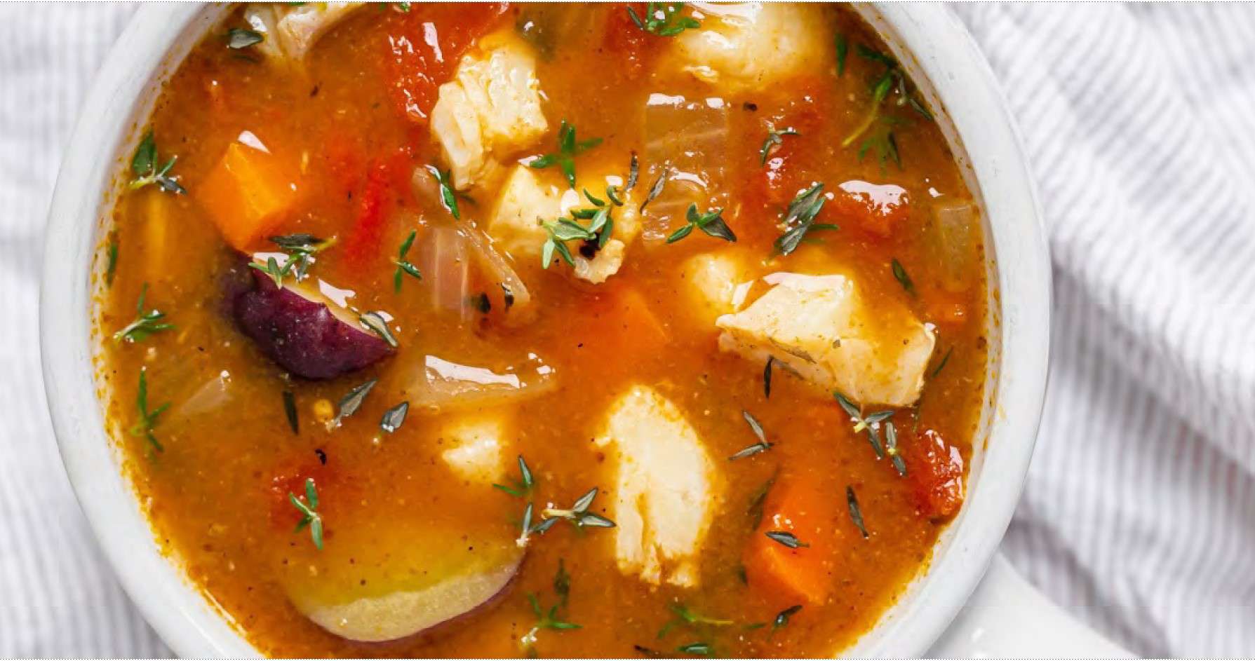 Manhattan Style Fish Chowder