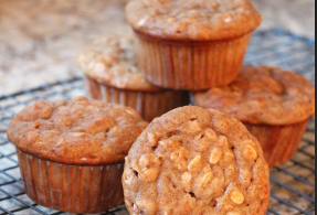 3-Ingredient Banana Bread Muffins