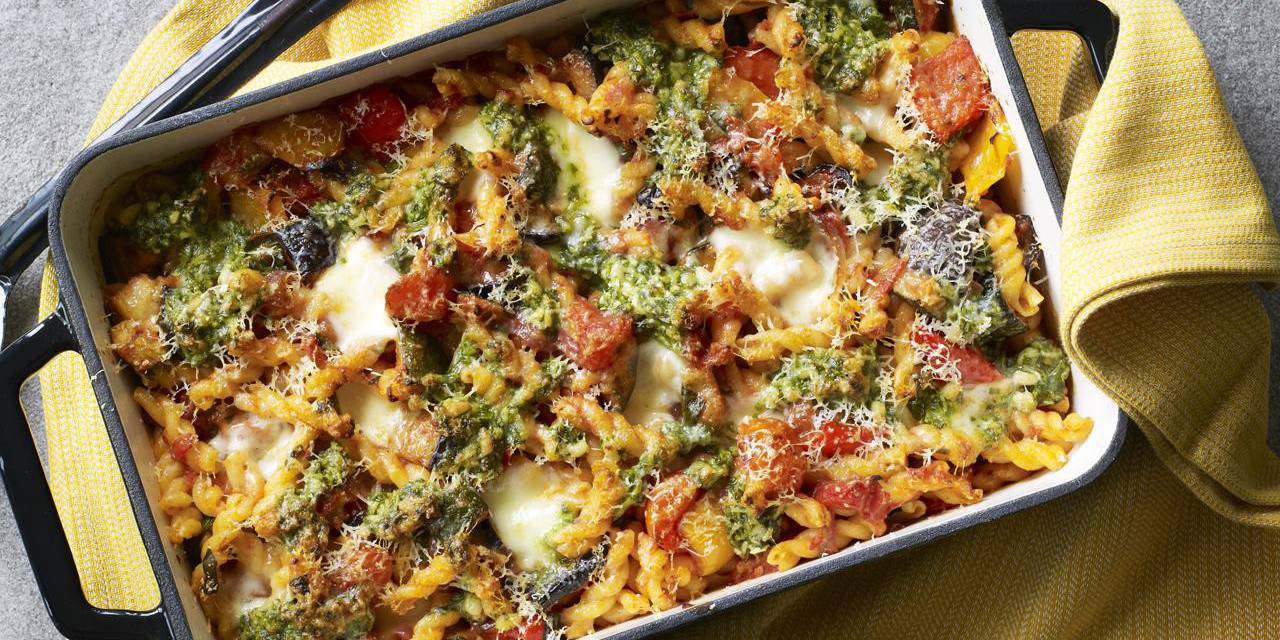 Vegetable pasta bake