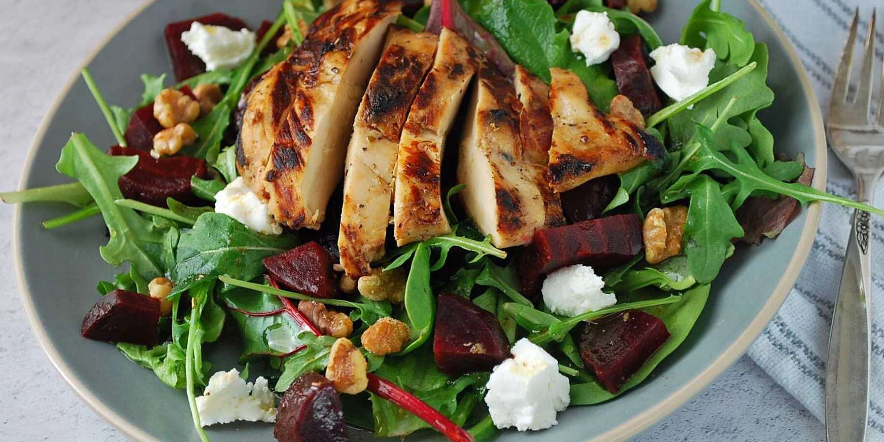 Roasted Beetroot and Feta Salad