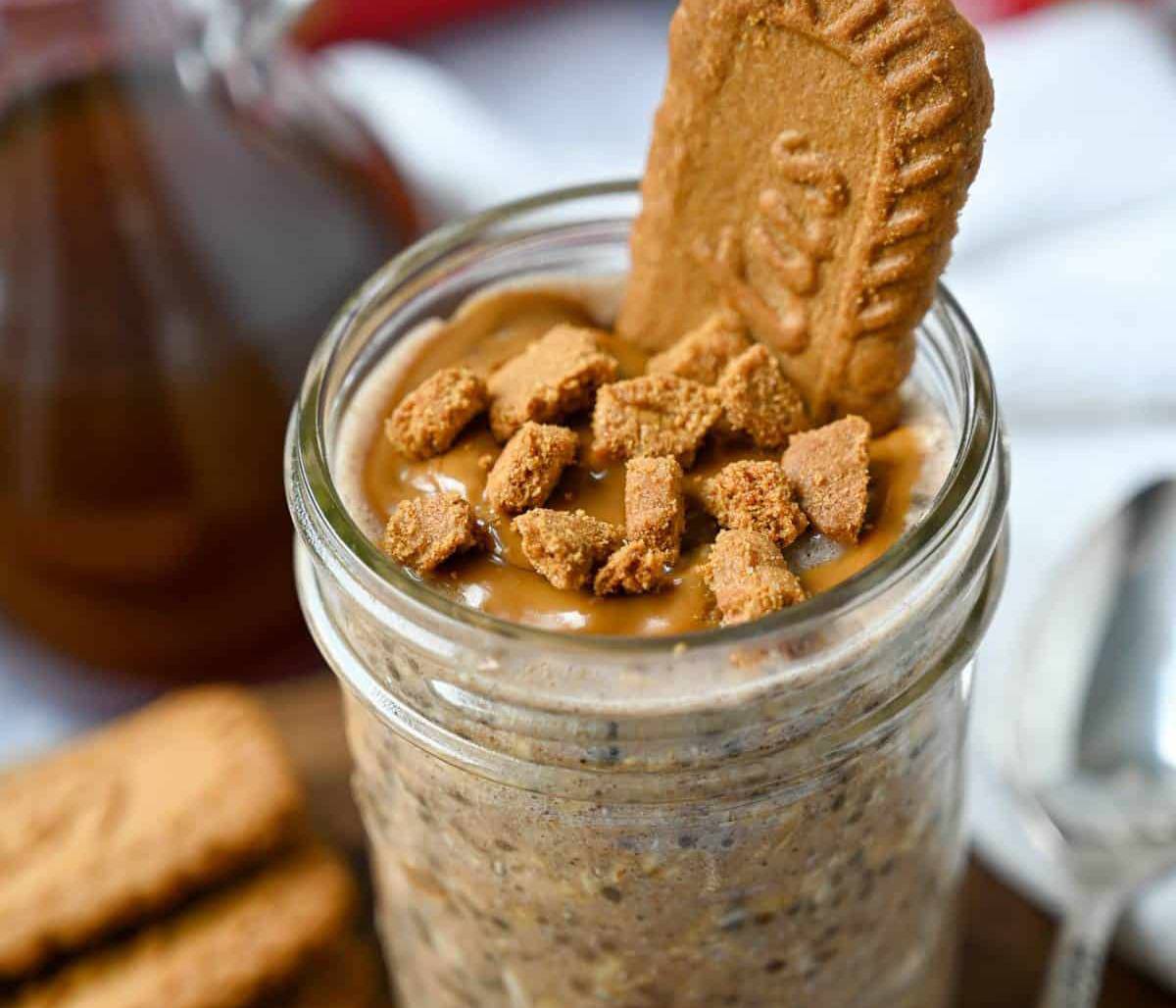 Biscoff Overnight Oats