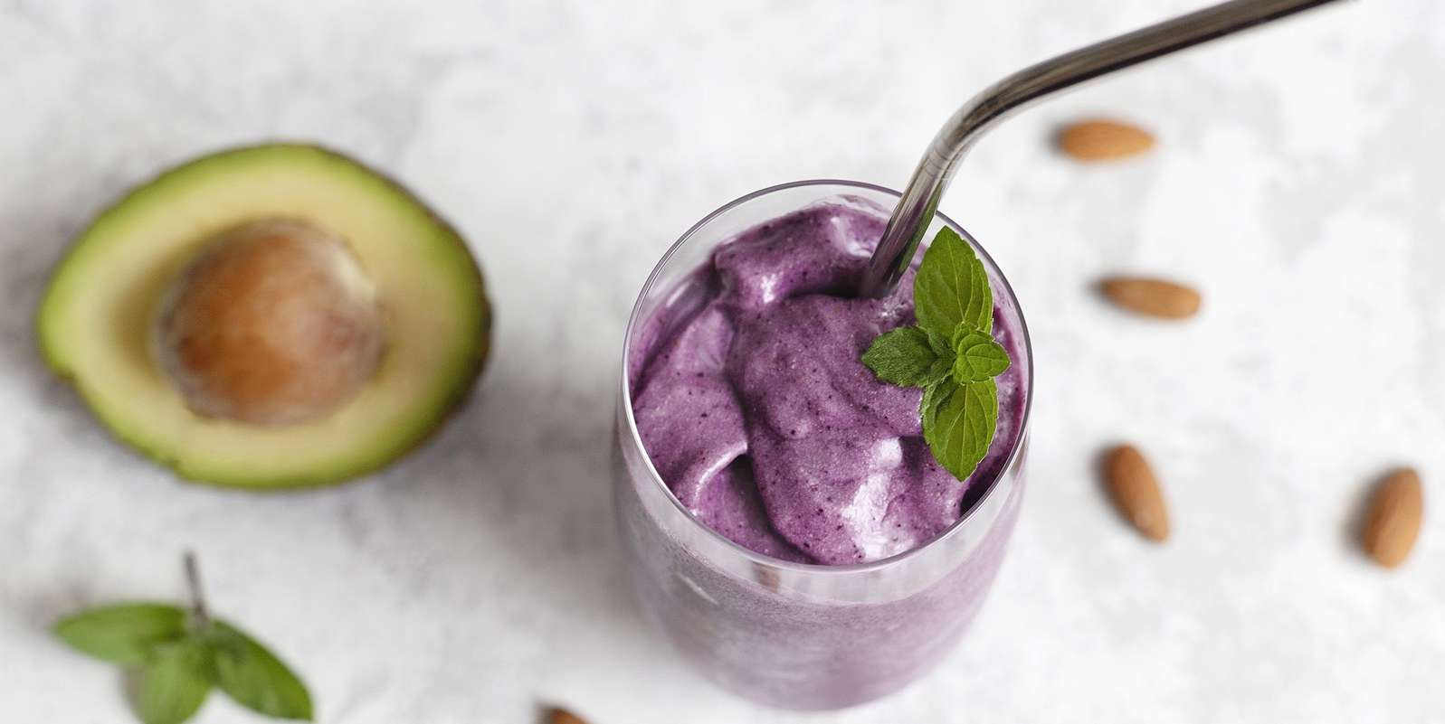 Post-Workout Green Berry Smoothie with Avocado