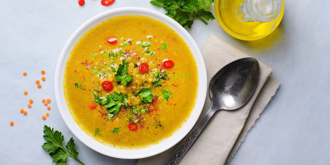 Easy Lentil Bok Choy Soup