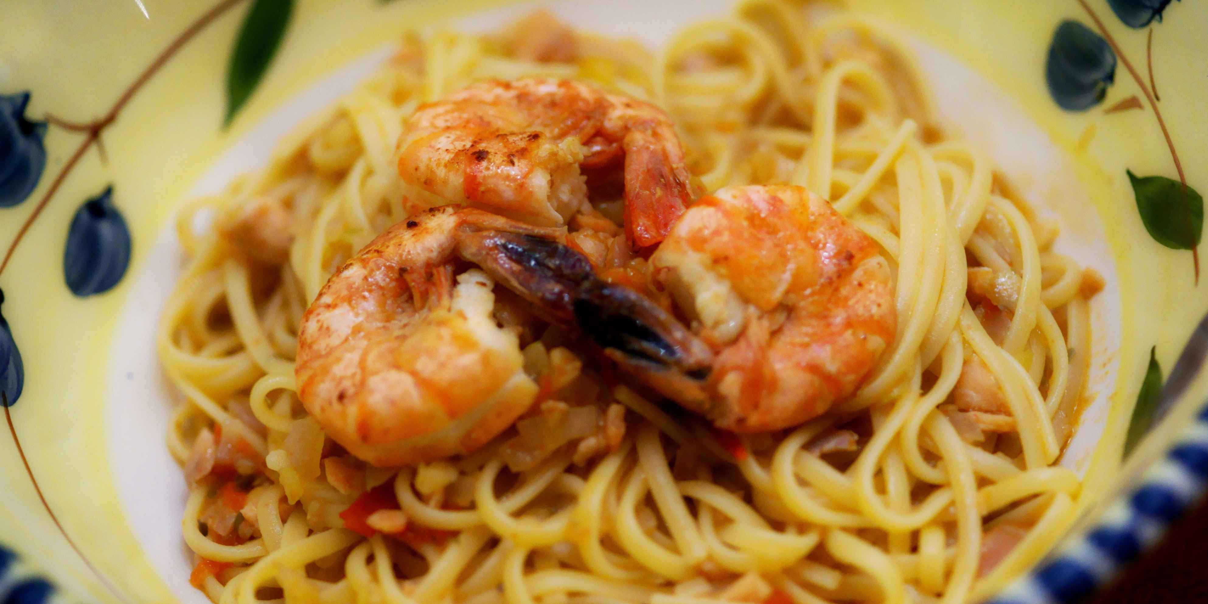 Mediterranean Pasta with Shrimp & Vegetables